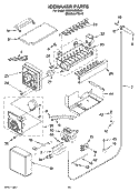 ICEMAKER PARTS Diagram and Parts List for KSSP48QMS03  KitchenAid Refrigerator