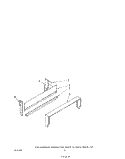 BACKGUARD Diagram and Parts List for SF0140SRW4  Whirlpool Range
