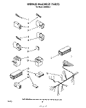 WIRING HARNESS Diagram and Parts List for SHU90041  Whirlpool Dishwasher