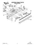 Part Location Diagram of 4371374 Whirlpool End Cap (R.H.)