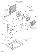 UNIT, LITERATURE Diagram and Parts List for RA61G0  Whirlpool Air Conditioner