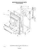 REFRIGERATOR DOOR , NOT ILLUSTRATED Diagram and Parts List for ET18NKXSW04  Whirlpool Refrigerator