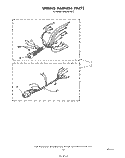 WIRING HARNESS Diagram and Parts List for RM288PXS0  Whirlpool Microwave Oven Combo