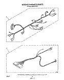 WIRING HARNESS Diagram and Parts List for MW8901XS0  Whirlpool Microwave