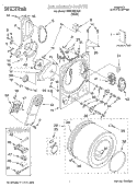 SECTION Diagram and Parts List for CEDC392JQ0  Crosley Dryer