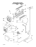 ICEMAKER Diagram and Parts List for 3XES0FHQKQ02  Whirlpool Refrigerator