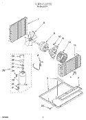 UNIT, LIT/OPTIONAL Diagram and Parts List for B71  Whirlpool Air Conditioner
