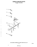 WIRING HARNESS Diagram and Parts List for DP3840XPN0  Whirlpool Dishwasher