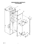 REFRIGERATOR LINER Diagram and Parts List for KSSS36MWX01  KitchenAid Refrigerator