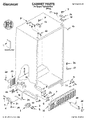 CABINET, LITERATURE Diagram and Parts List for TS22AFXKQ04  Estate Refrigerator
