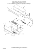 Part Location Diagram of W10861485 Whirlpool PANL-CNTRL