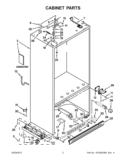 Part Location Diagram of W10555564 Whirlpool INSTALLATION INSTRUCTIONS