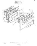 SECTION Diagram and Parts List for RB2600XKW1  Whirlpool Wall Oven