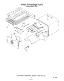 UPPER OVEN LINER Diagram and Parts List for KEBS277SWH2  KitchenAid Wall Oven