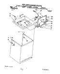 TOP AND CABINET, LIT/OPTIONAL Diagram and Parts List for LSV7233BQ0  Whirlpool Washer