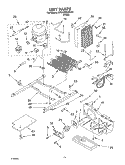 UNIT PARTS Diagram and Parts List for BRS70BBANA00  Whirlpool Refrigerator
