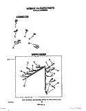 WIRING HARNESS Diagram and Parts List for LA7700XWN0  Whirlpool Washer