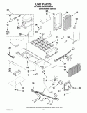 UNIT PARTS Diagram and Parts List for BRS80ARANA00  Whirlpool Refrigerator