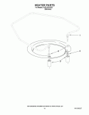 HEATER PARTS Diagram and Parts List for KUDL03FVSS3  KitchenAid Dishwasher