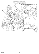 SECTION Diagram and Parts List for REL4636BL3  Roper Dryer