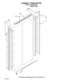 CABINET TRIM PARTS Diagram and Parts List for KSSC36QTS06  KitchenAid Refrigerator