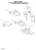 SHELF PARTS Diagram and Parts List for KUWS24RSSS01  KitchenAid Wine and Beverage Cooler