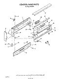 Part Location Diagram of 4337496 Whirlpool Control Panel