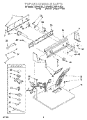 SECTION Diagram and Parts List for RES7648EQ2  Roper Dryer