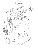 Part Location Diagram of LIT2155249 Whirlpool Service & Wiring Sheet