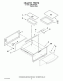DRAWER PARTS Diagram and Parts List for KFRU368VSS00  KitchenAid Grill