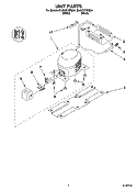 UNIT PARTS Diagram and Parts List for EL02CCXPB00  Whirlpool Refrigerator