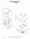 Part Location Diagram of WPW10256768 Whirlpool Glass Shelf