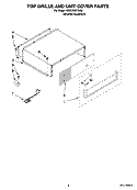 Part Location Diagram of 2313980S Whirlpool GRILL-UPPR