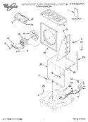 SECTION Diagram and Parts List for AD65LEK0  Whirlpool Dehumidifier