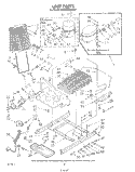 UNIT Diagram and Parts List for KSRF26DSWHY1  KitchenAid Refrigerator