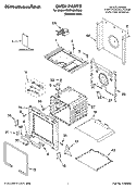 Part Location Diagram of 9760757 Whirlpool FRAME-FRNT