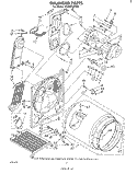 SECTION Diagram and Parts List for LE9805XPW0  Whirlpool Dryer