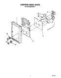 CONTROL PANEL Diagram and Parts List for RM278BXV7  Whirlpool Microwave Oven Combo