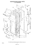 REFRIGERATOR DOOR Diagram and Parts List for ED25PMXRWR2  Whirlpool Refrigerator
