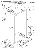 CABINET Diagram and Parts List for KSSP42MFB05  KitchenAid Refrigerator