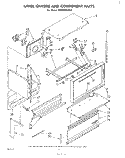 UPPER CHASSIS AND COMPONENT Diagram and Parts List for RM988PXPW0  Whirlpool Microwave Oven Combo