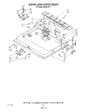 DOOR AND LATCH Diagram and Parts List for KUDD210T1  KitchenAid Dishwasher