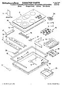 Part Location Diagram of 8285184 Whirlpool BOX-BURNER