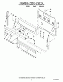 Part Location Diagram of W10430816 Whirlpool Knob - Black