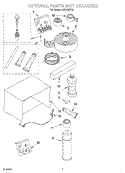 OPTIONAL Diagram and Parts List for ACQ102XK0  Whirlpool Air Conditioner