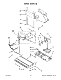 UNIT PARTS Diagram and Parts List for GI6FDRXXB08  Whirlpool Refrigerator