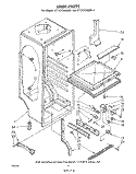 Part Location Diagram of 1100975 Whirlpool Insulation, Crossover Tube