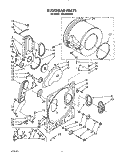 BULKHEAD, LIT/OPTIONAL Diagram and Parts List for RGC3422AL0  Roper Dryer