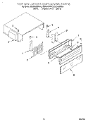 TOP GRILLE AND UNIT COVER Diagram and Parts List for KSSP48MFB05  KitchenAid Refrigerator