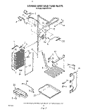 LOWER UNIT AND TUBE Diagram and Parts List for KSRF42DTX10  KitchenAid Refrigerator